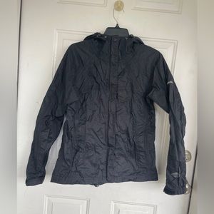 Columbia Omni Tech black packable waterproof black jacket women's size M